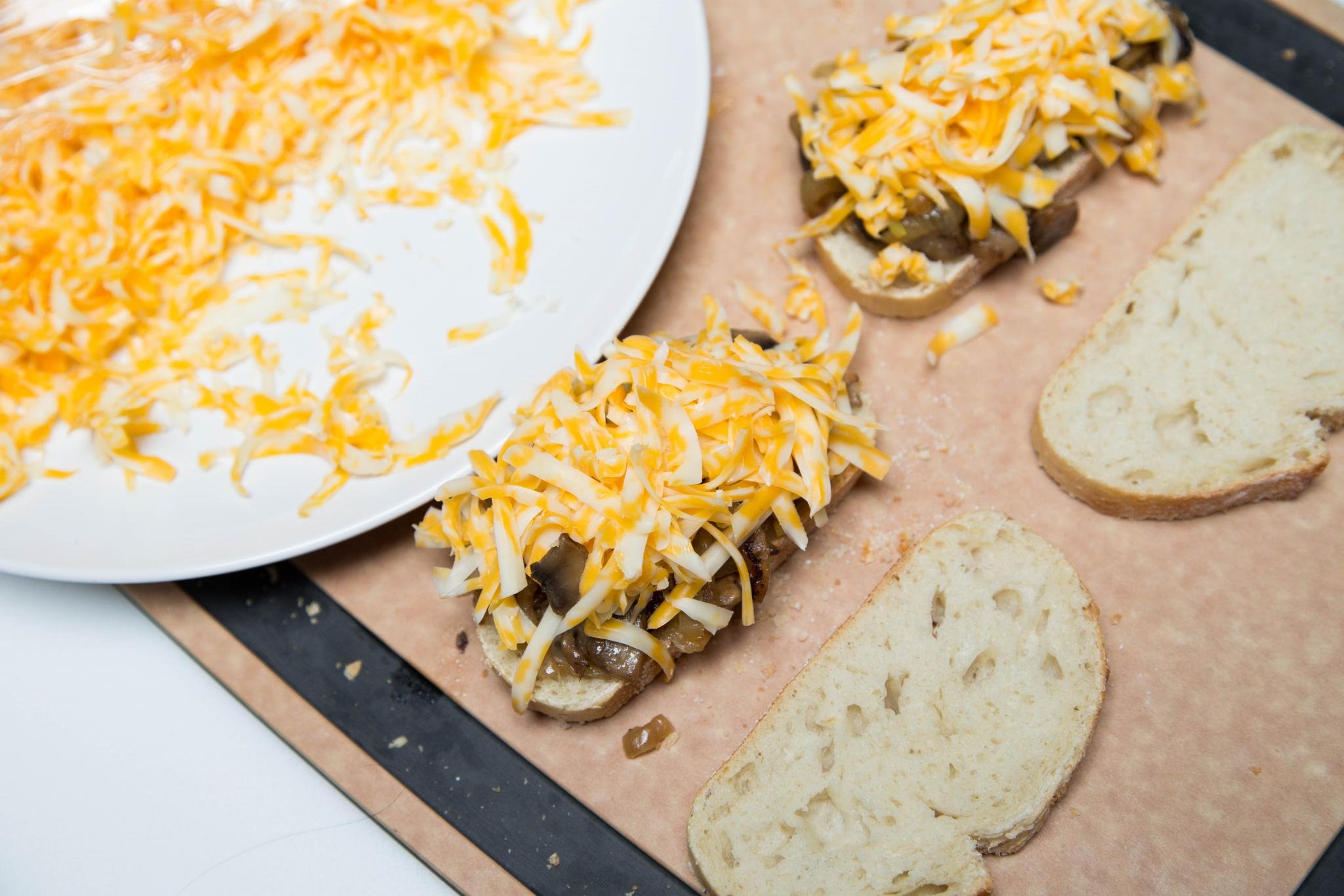 Mushroom And Cheese Sandwich Recipe Momsdish