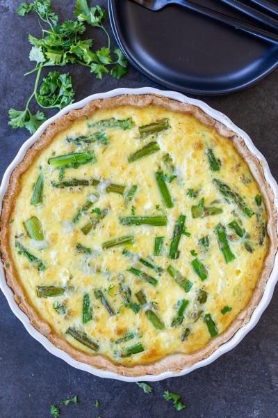 The Best Asparagus Quiche Recipe Momsdish