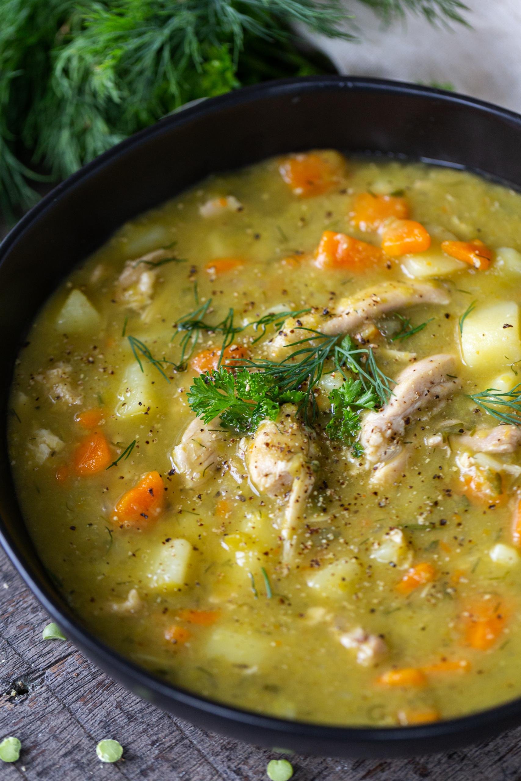 Split Pea Soup (My Grandma's Recipe) - Momsdish