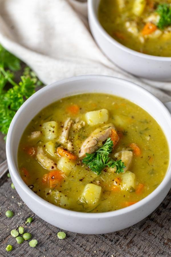 Split Pea Soup (My Grandma's Recipe) - Momsdish