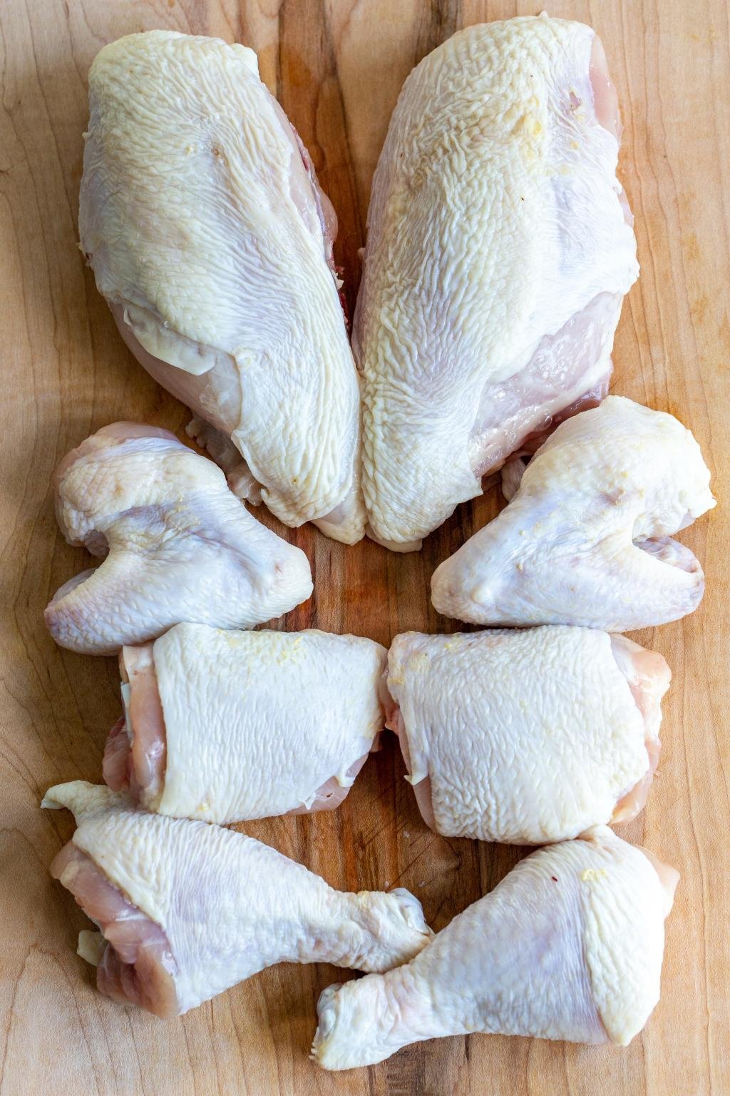 How to Cut Up a Whole Chicken - Momsdish