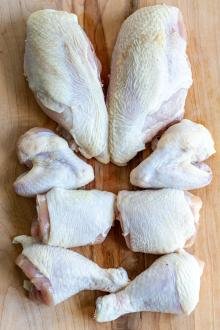whole chicken cut up