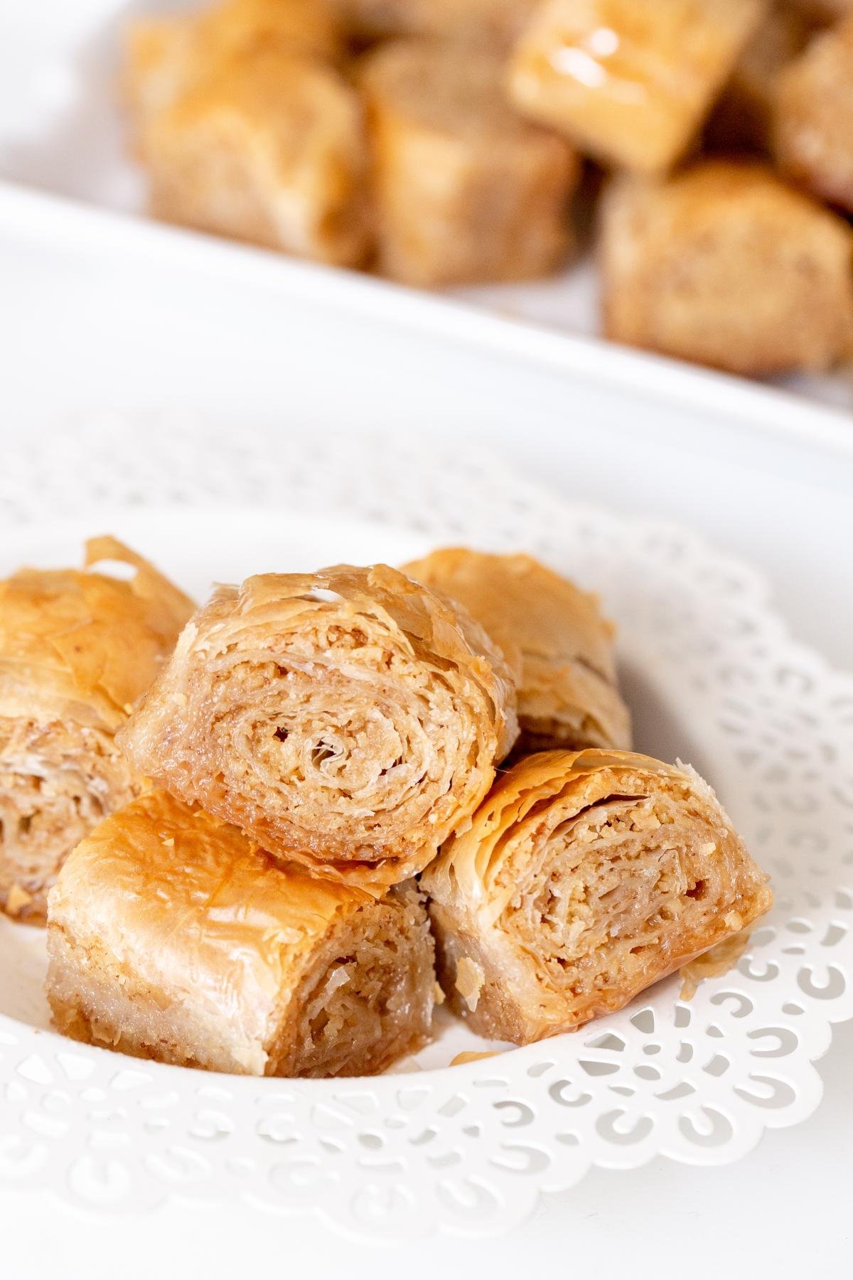 Easiest Rolled Baklava Recipe Momsdish