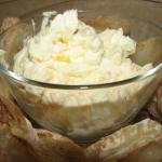 Butter Cheese Spread in a bowl with bread
