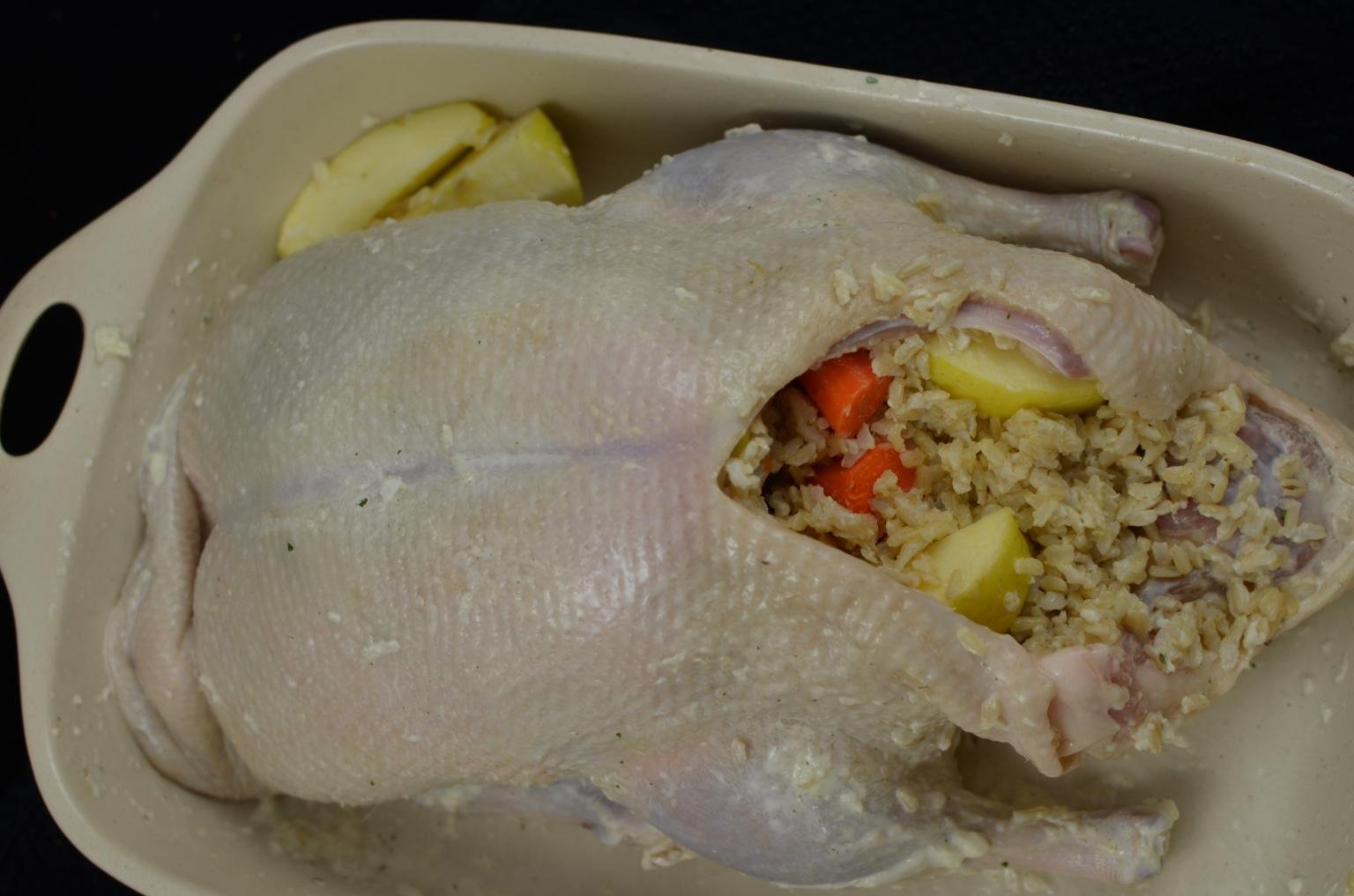 turkey stuffed with duck stuffed with chicken