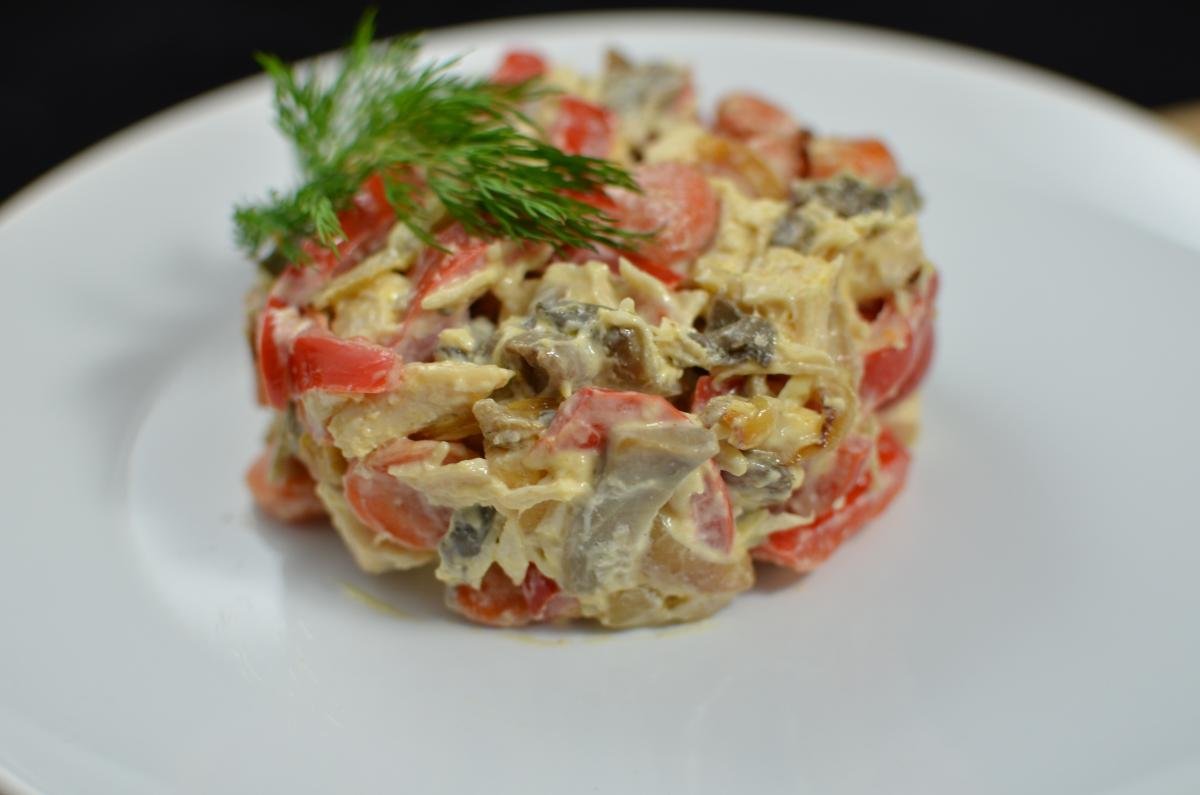 Mushroom Bell Pepper Salad Momsdish