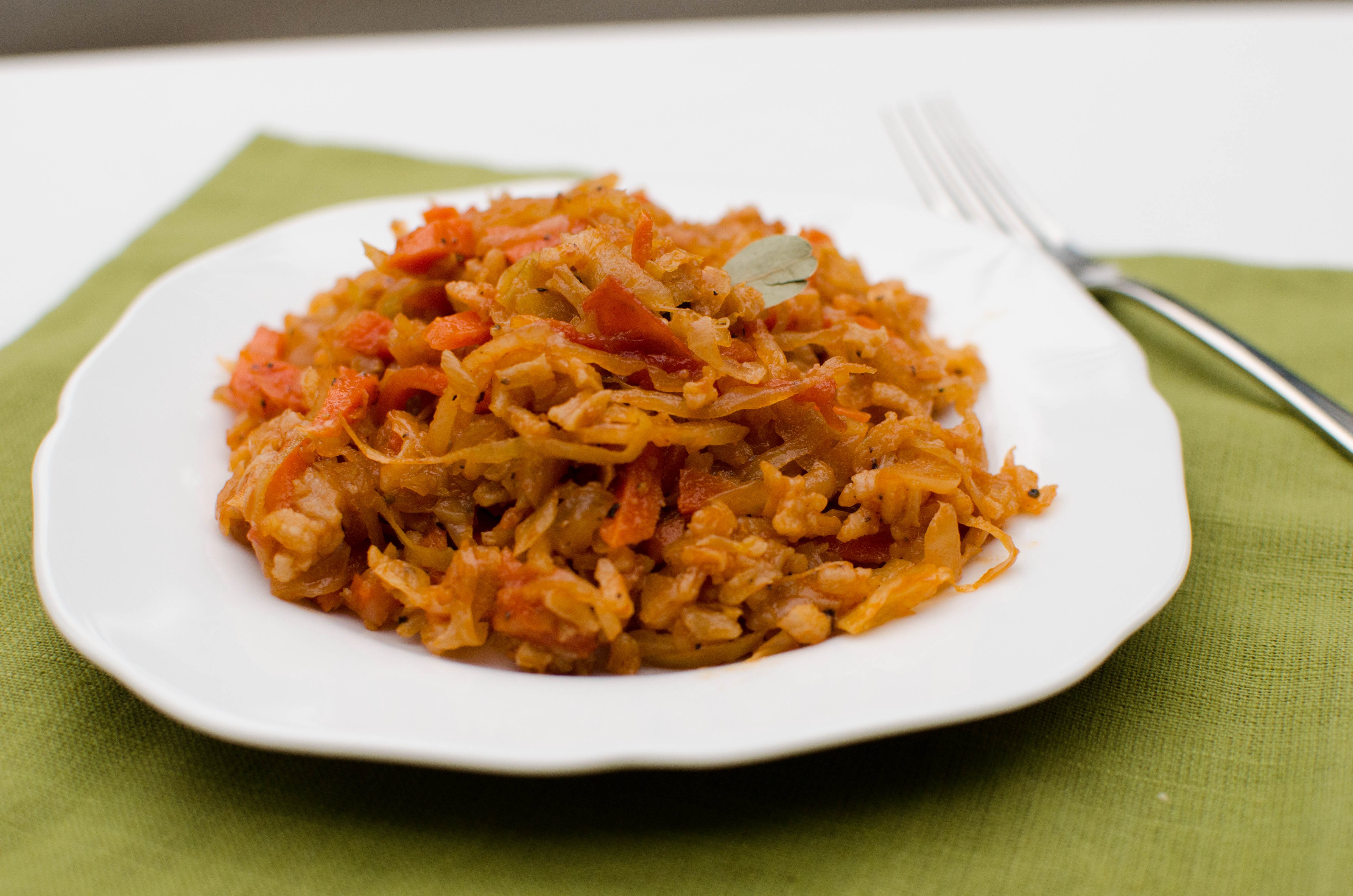 Lazy Cabbage Rice Stew - Momsdish