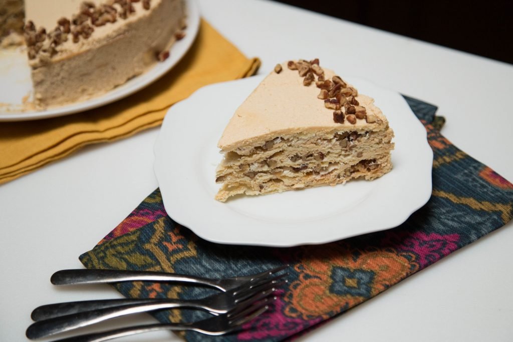 Meringue Napoleon Cake