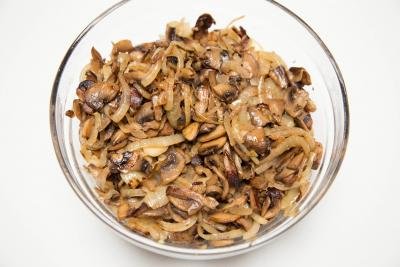 sautéed onions and mushrooms in a bowl