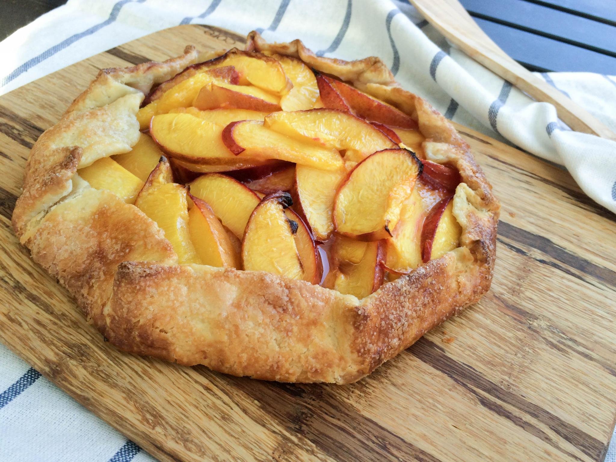 Free Form Peach Pie Momsdish