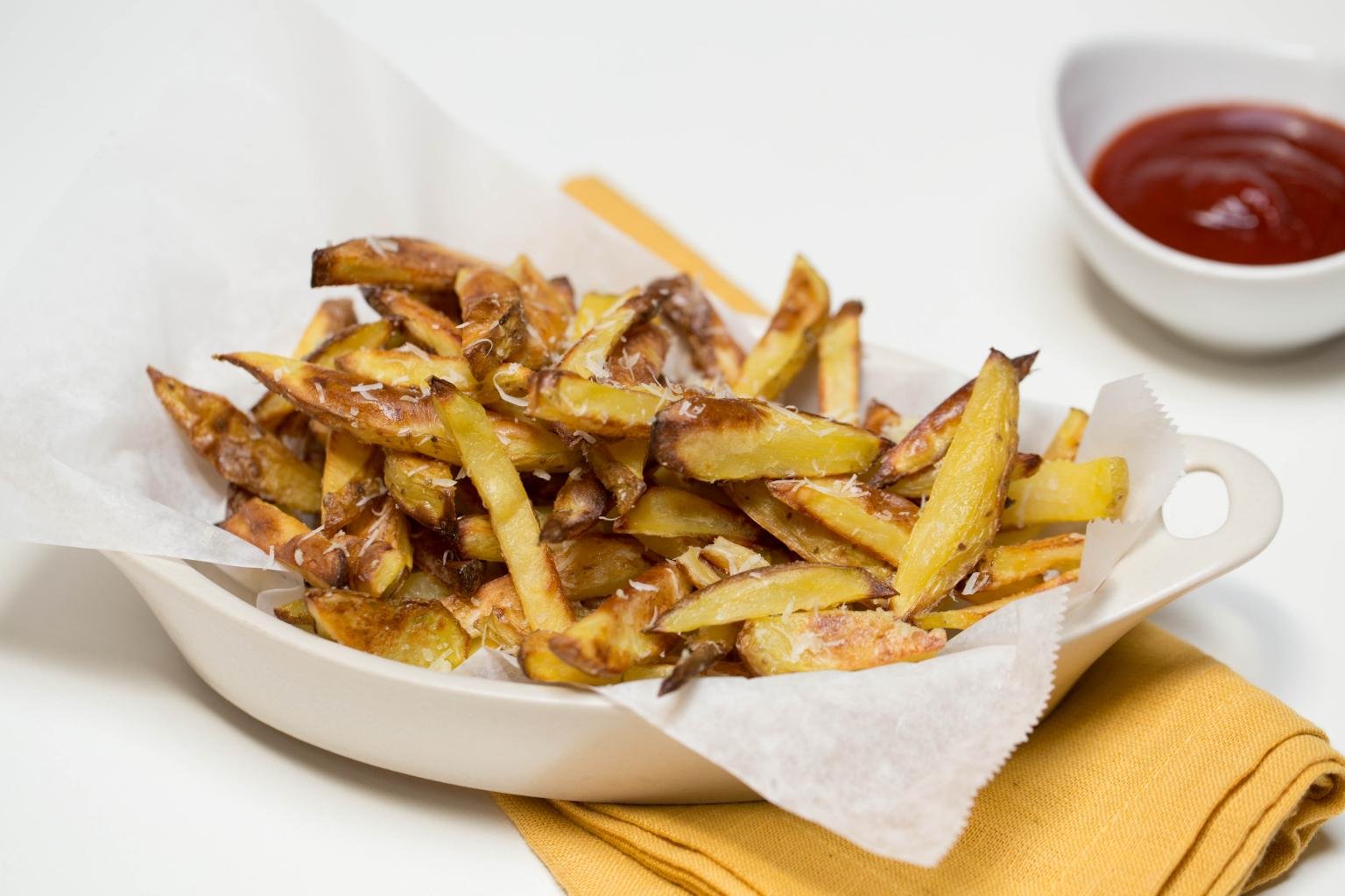 Crispy Baked Fries Recipe Momsdish