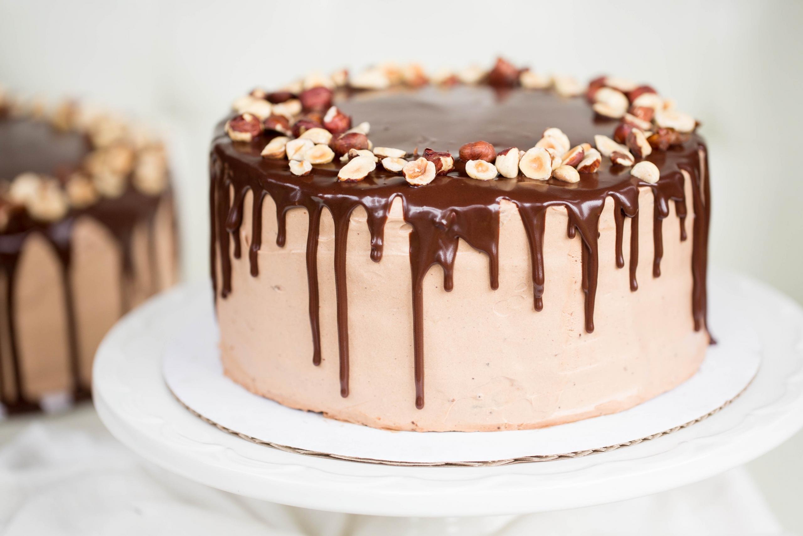 Chocolate Hazelnut Cake - Glorious Treats