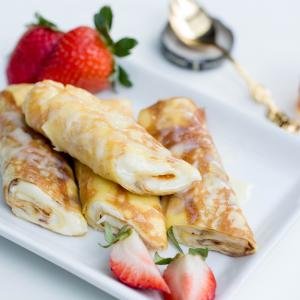 Nalysnyky (Ukrainian Crepes with Sweet Cheese) - Momsdish