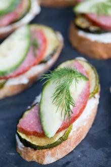 A close up of a Simple Tea Sandwiches