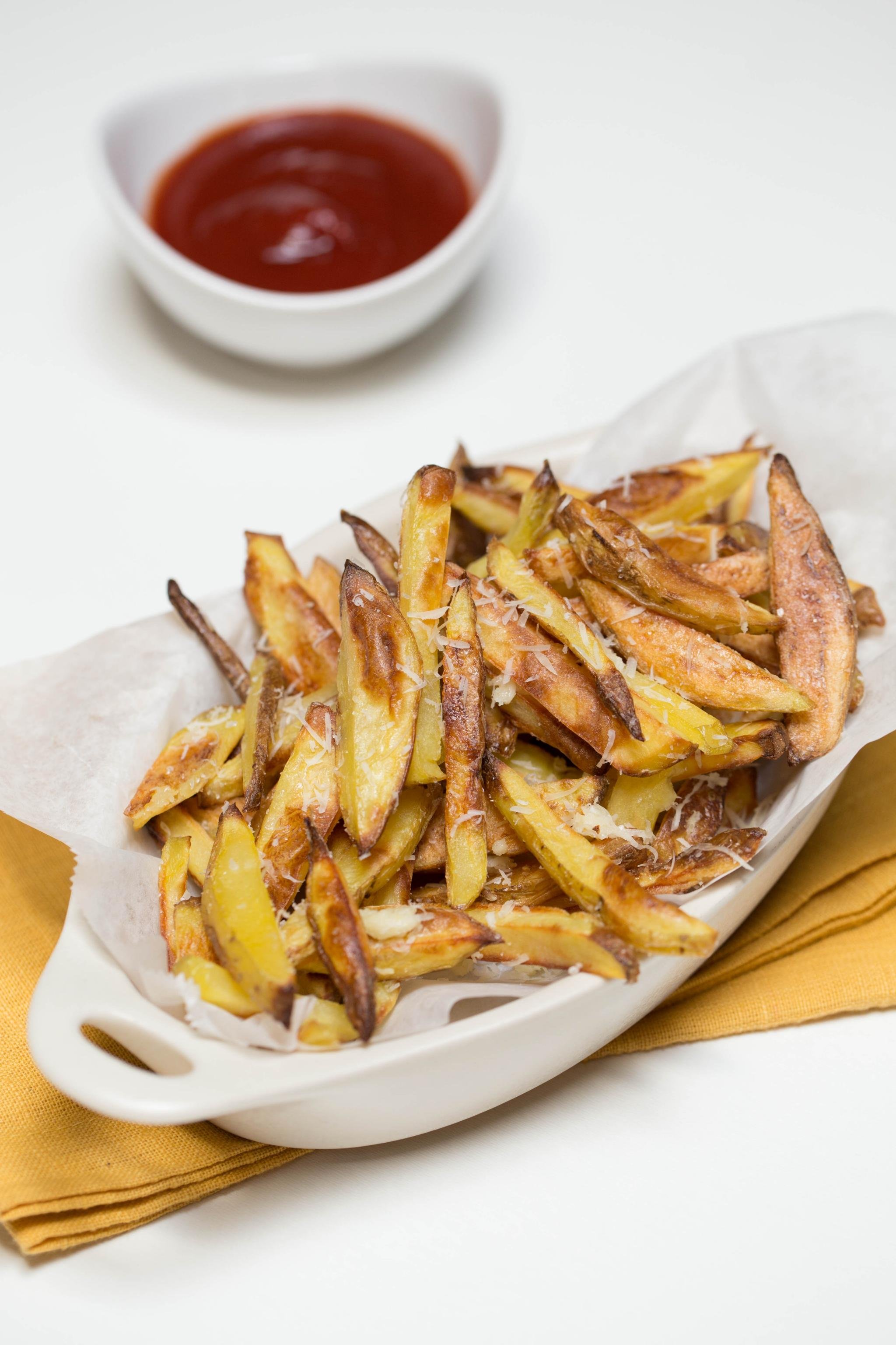 Crispy Baked Fries Recipe Momsdish