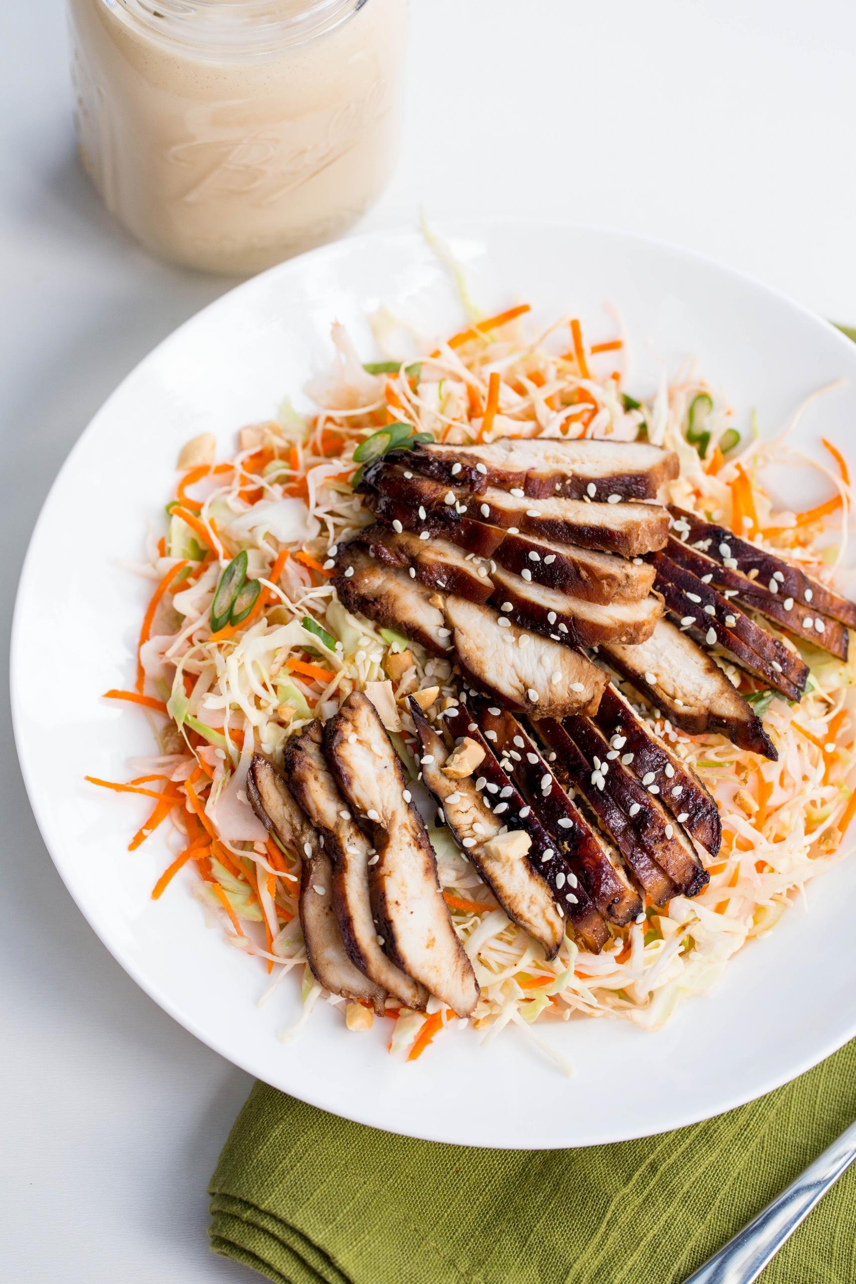 Asian Sesame Chicken Salad - Momsdish