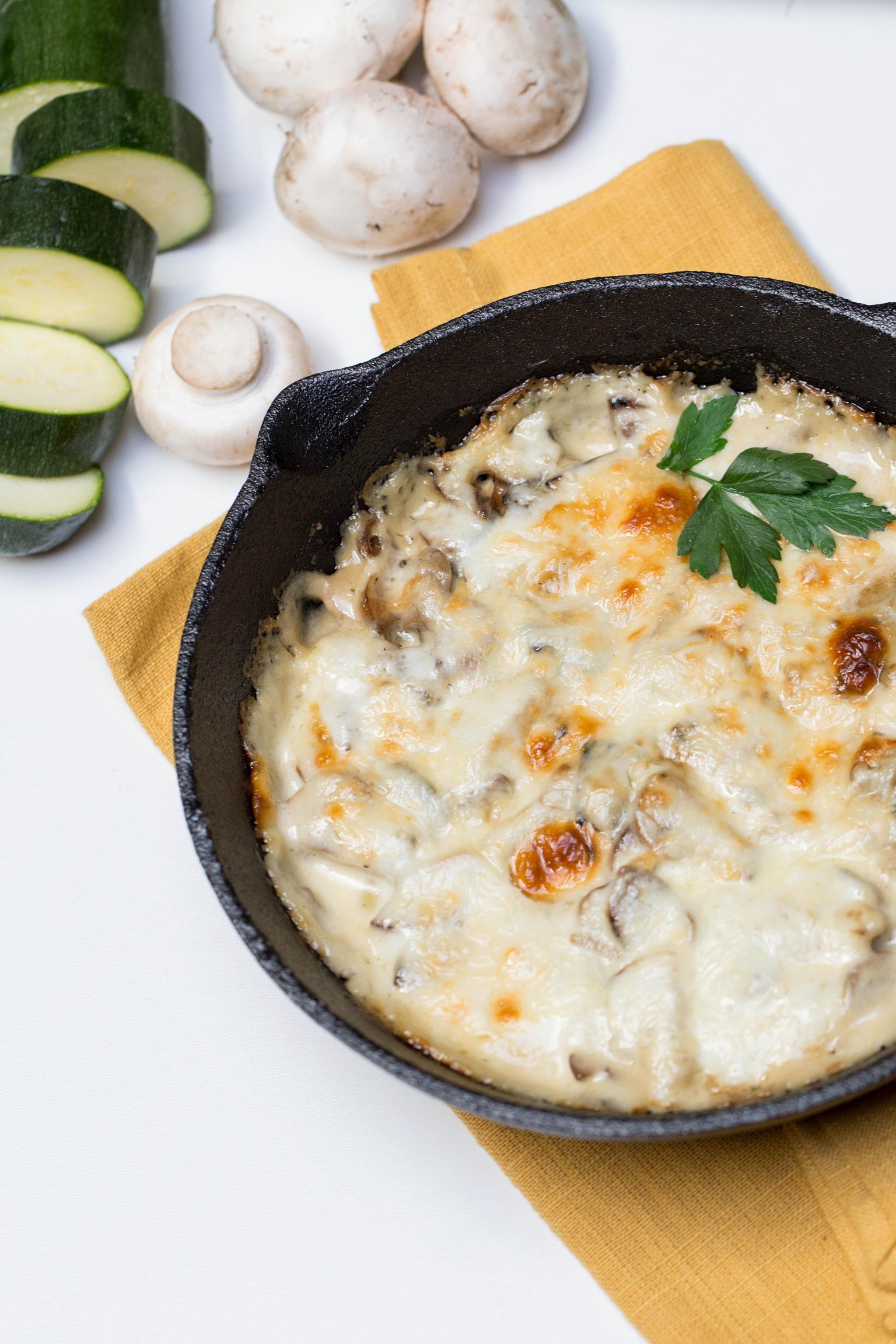 Alfredo Zucchini Bake Recipe Momsdish