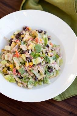 Mexican Tuna Salad in a bowl