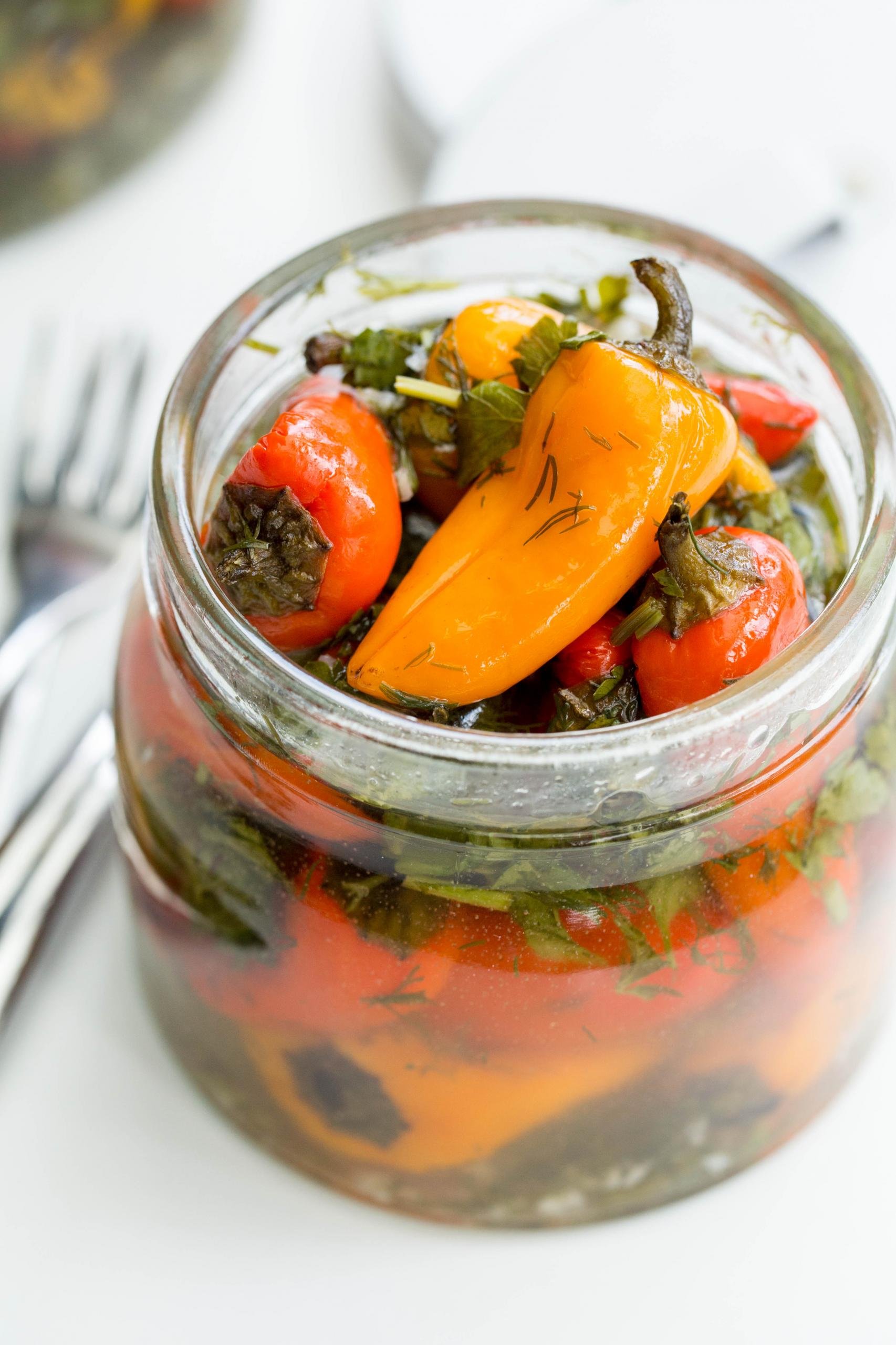 Marinated Mini Bell Peppers Momsdish