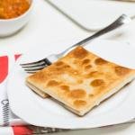 Cheesy Tortilla Pocket on a plate