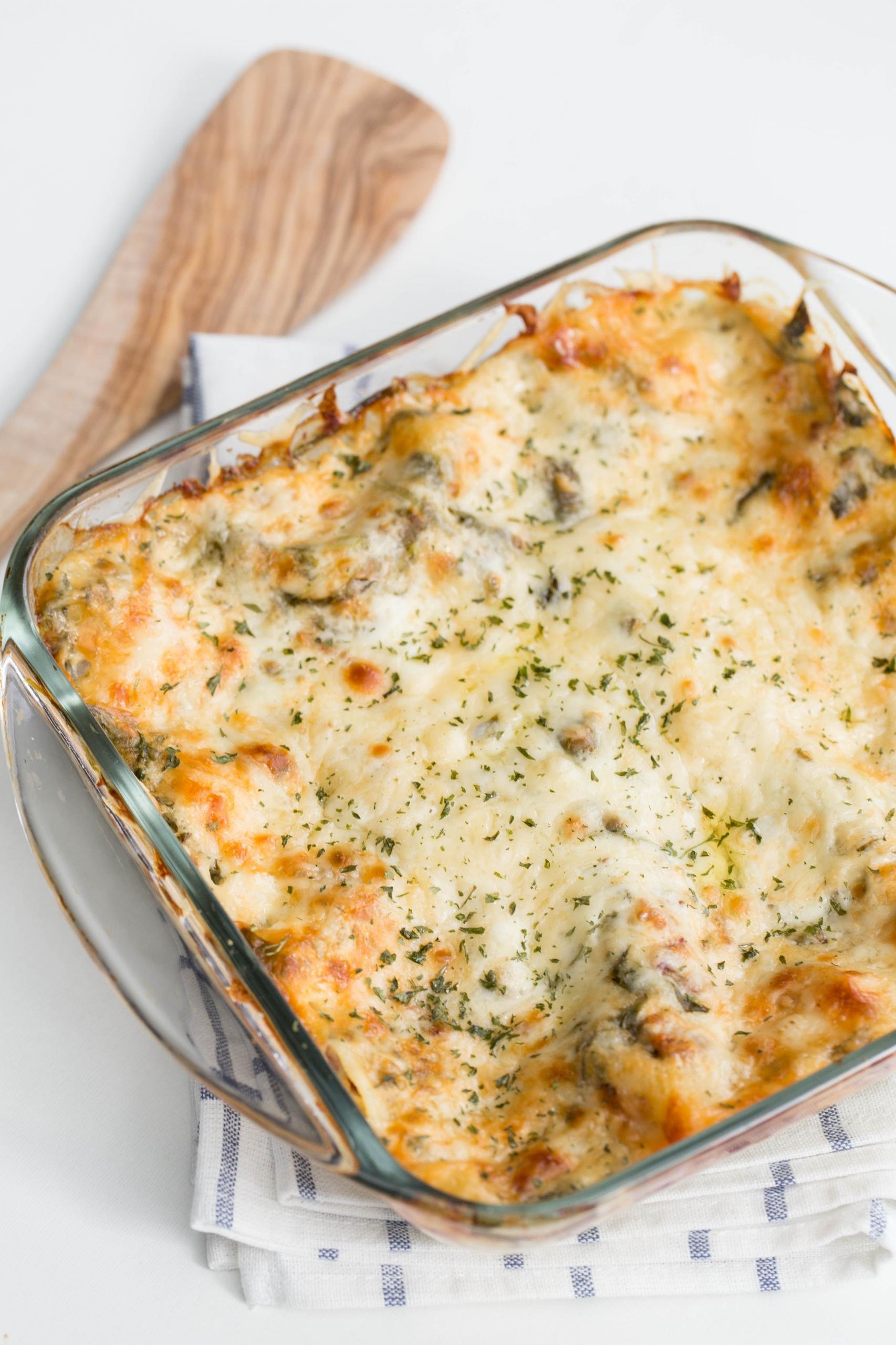 Spinach Lasagna With Cottage Cheese