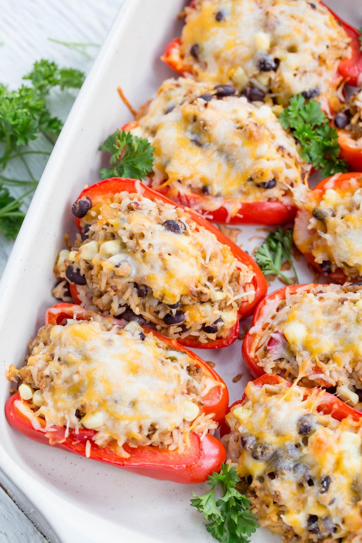 Mexican Stuffed Bell Peppers Recipe - Momsdish