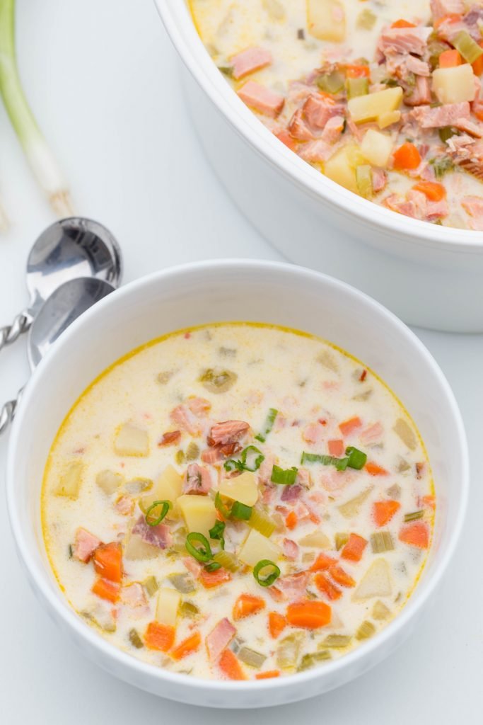 Easy Salmon Chowder Recipe Momsdish