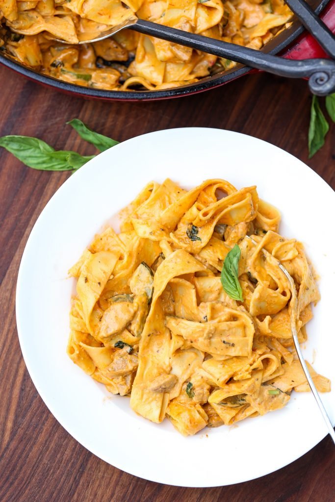 Creamy One-Pot Pasta in a bowl