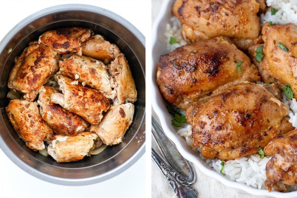 Instant Pot Chicken Thighs (Fresh or Frozen) Momsdish
