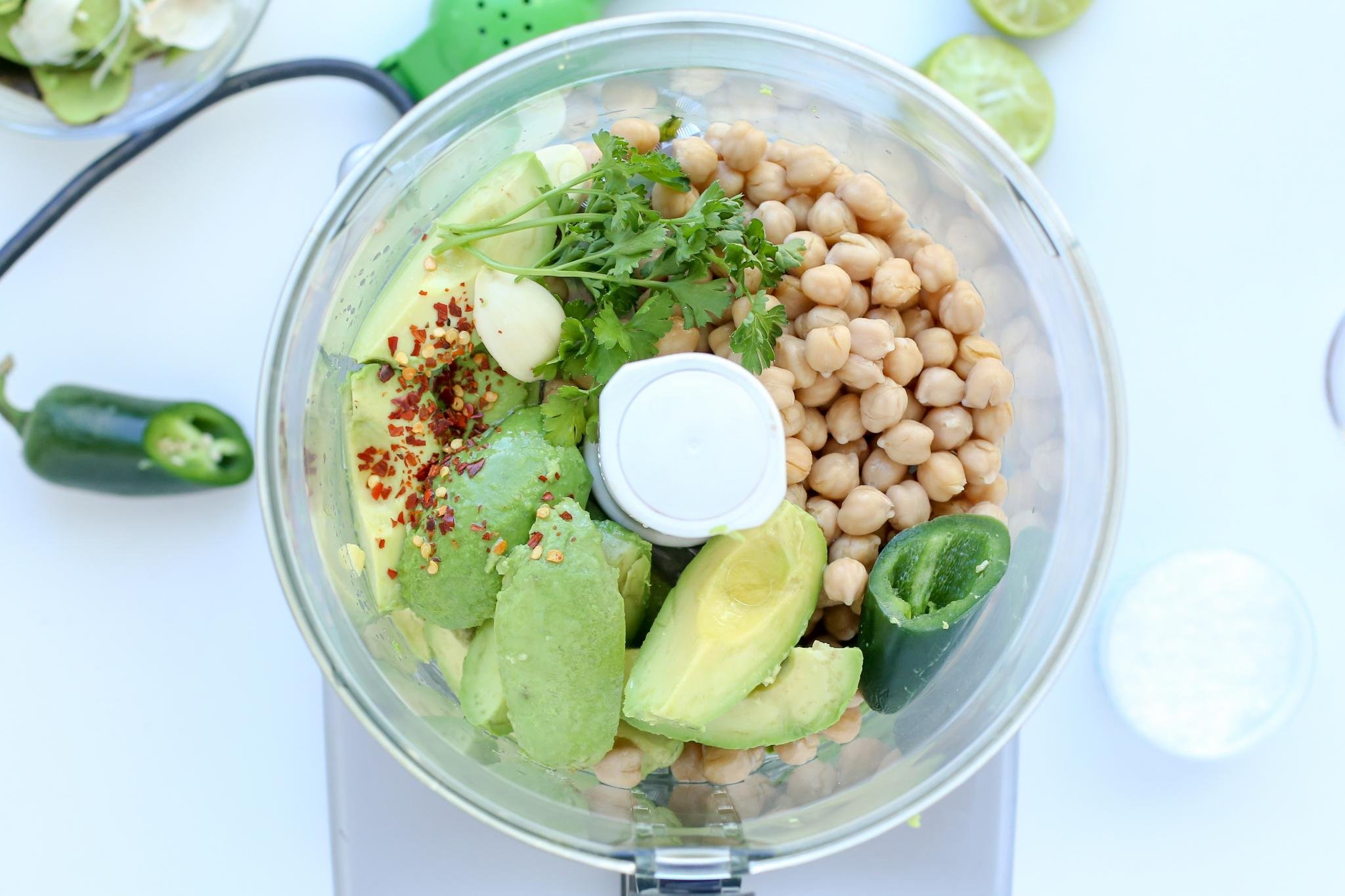 15Minute Avocado Hummus Momsdish