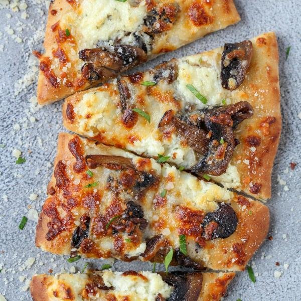 Flatbread Pizza on a tray