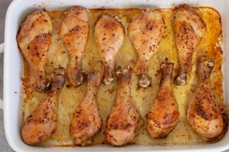 Baked Chicken Legs - Momsdish