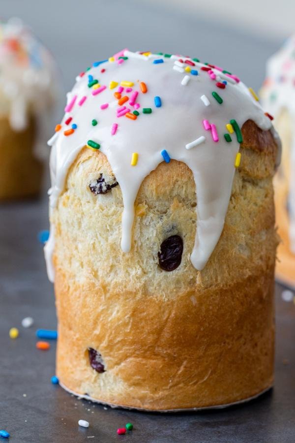 Easter bread with another one next to it