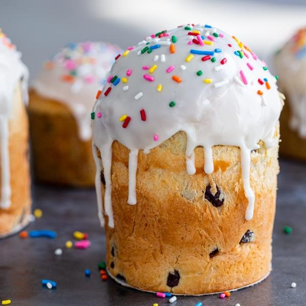 Easter bread with another one next to it