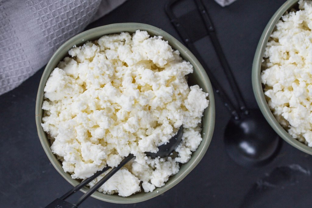 Farmers Cheese close-up