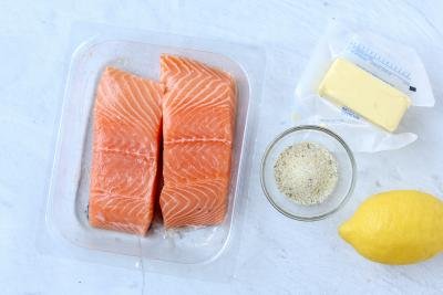 Ingredients for air fryer salmon