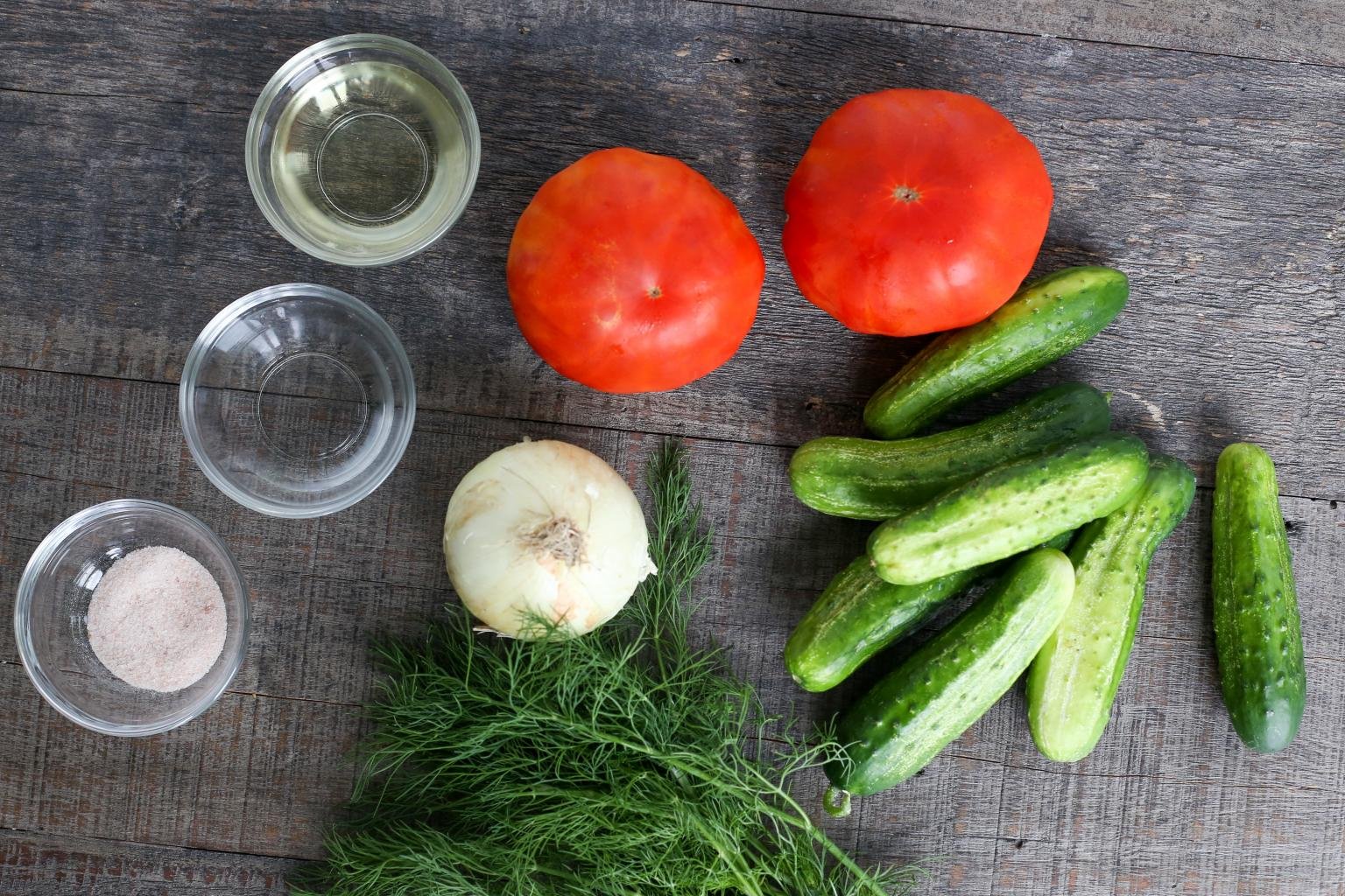 Classic Garden Cucumber Tomato Salad Momsdish