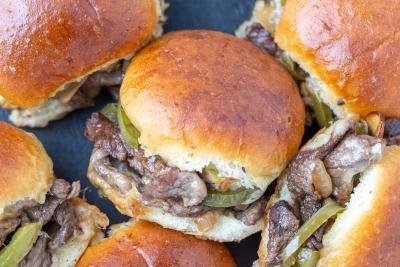 Sliders packed with beef