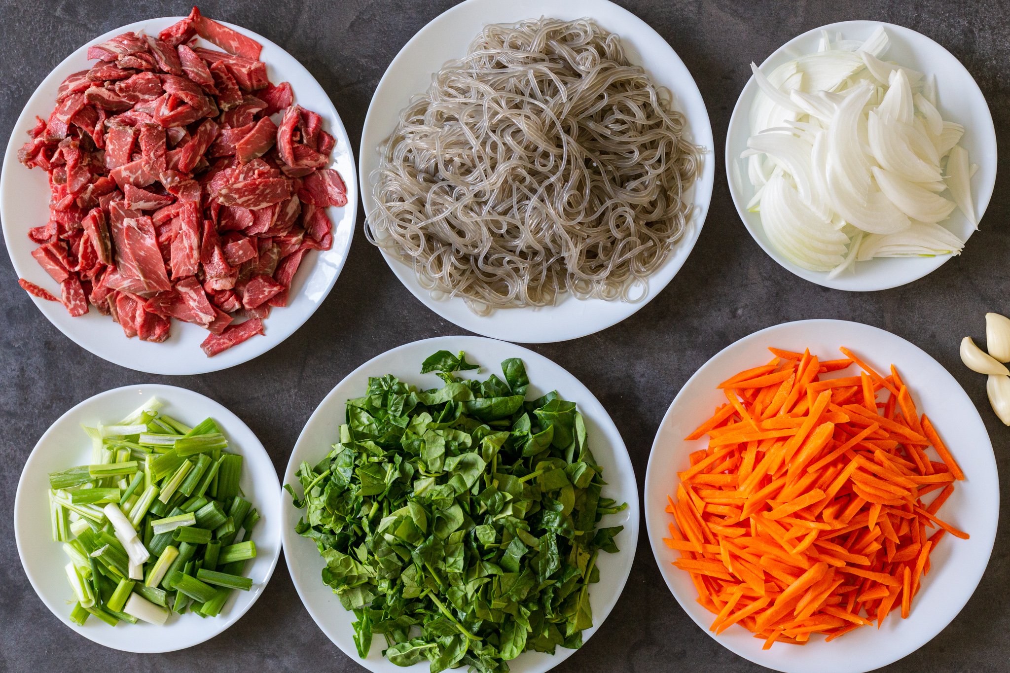 Japchae (Korean StirFried Glass Noodles) Momsdish