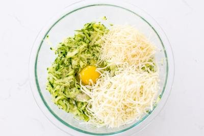 Zucchini cheese and eggs