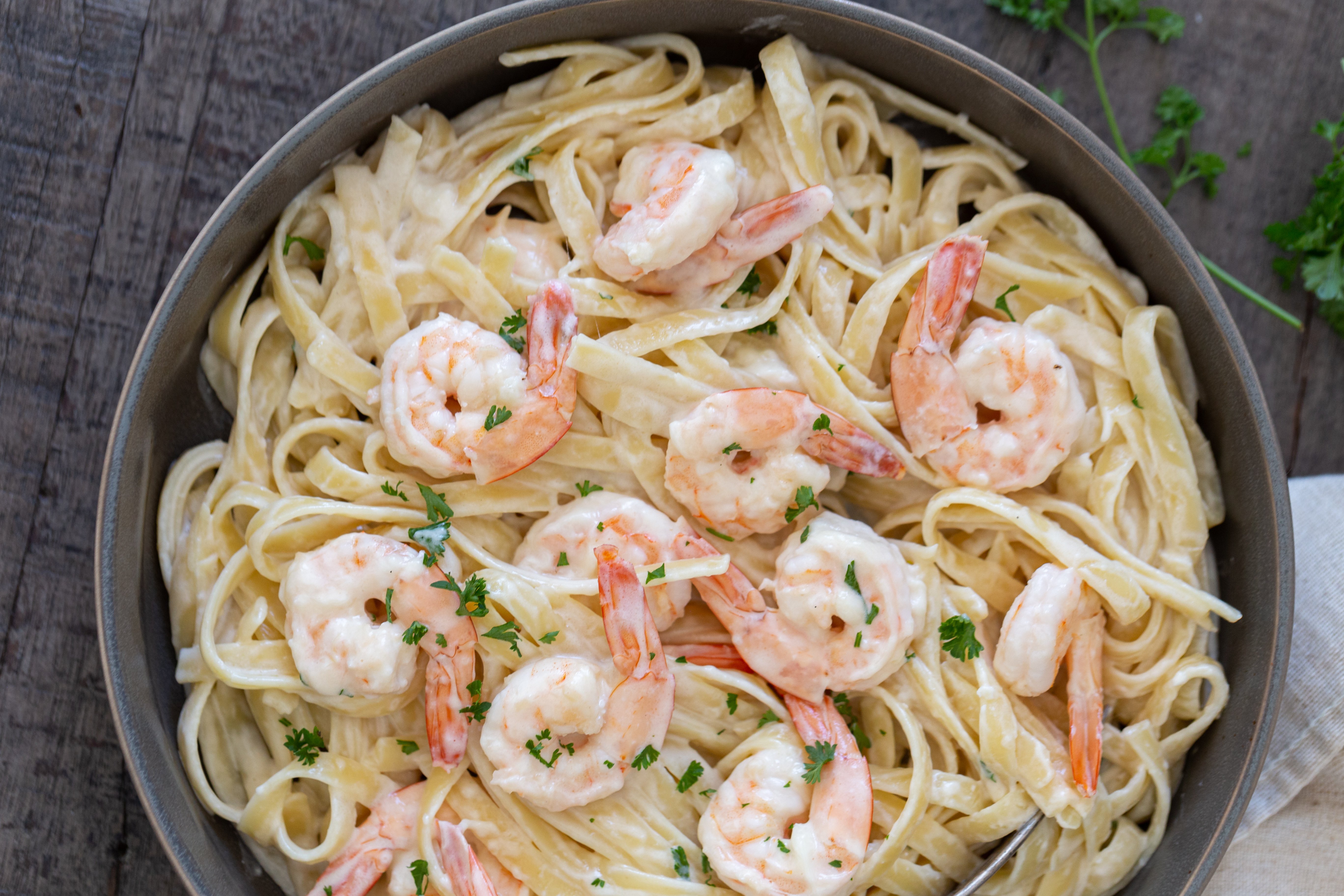 how to make creamy shrimp scampi