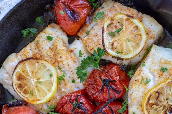 Cod with vegetables