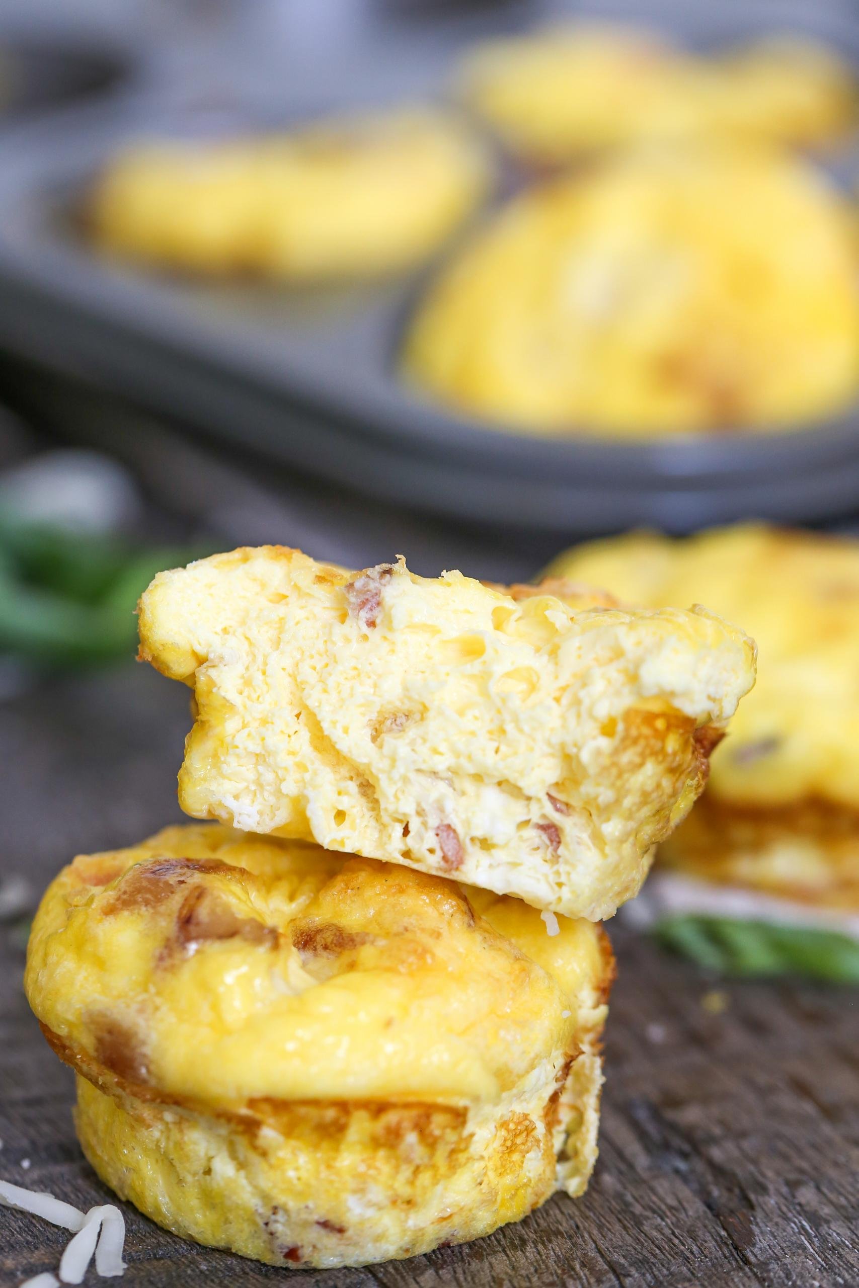 Easy Egg Bites With Bacon