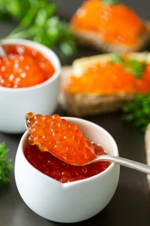 Caviar in in a bowl
