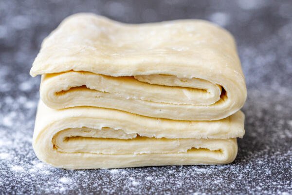 puff pastry on a counter