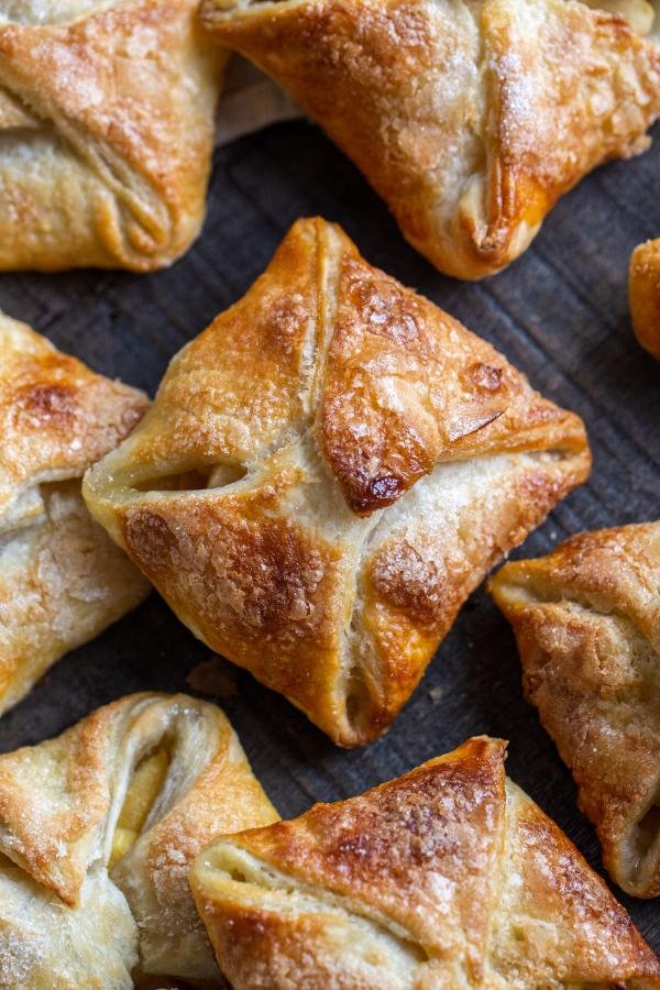 Quick Apple Turnovers on a cooling rack