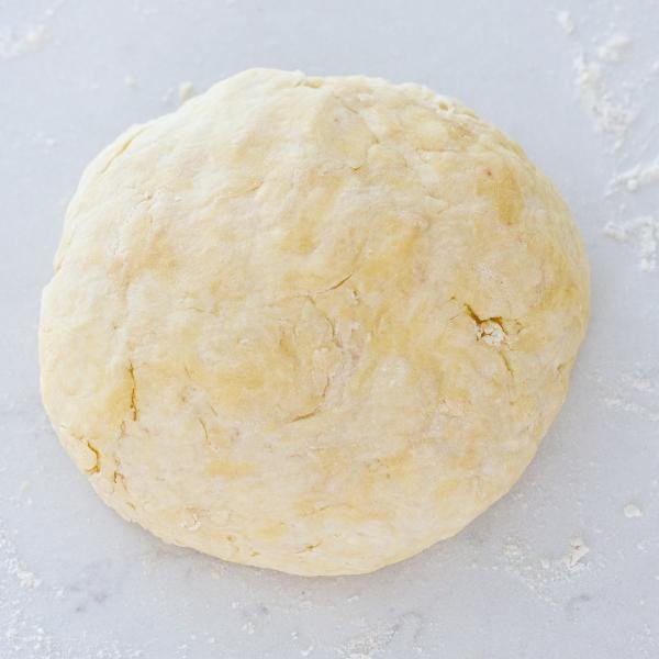 Dough on the counter