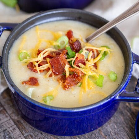 Creamy Potato Soup Recipe - Momsdish