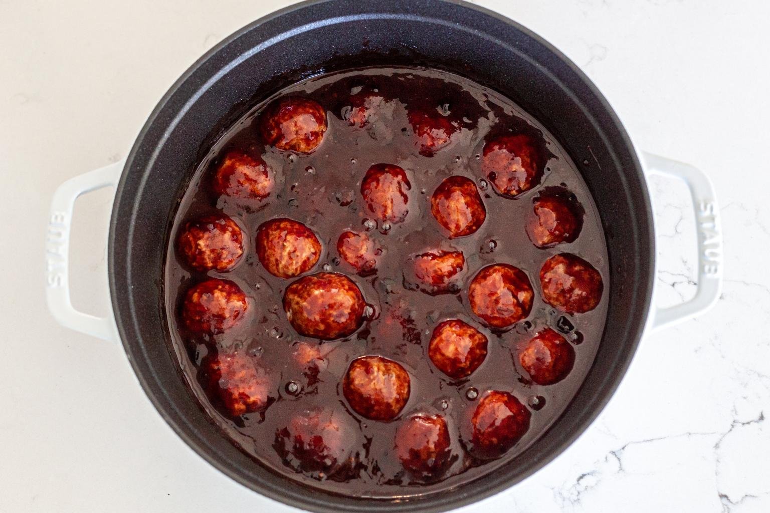Grape Jelly Meatballs (5minute Appetizer) Momsdish