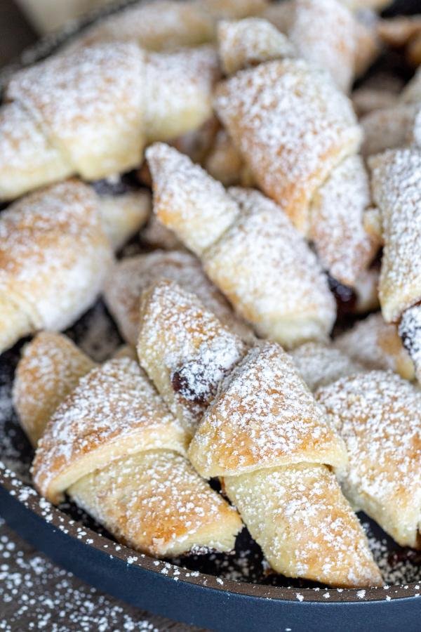 Rugelach in a plate